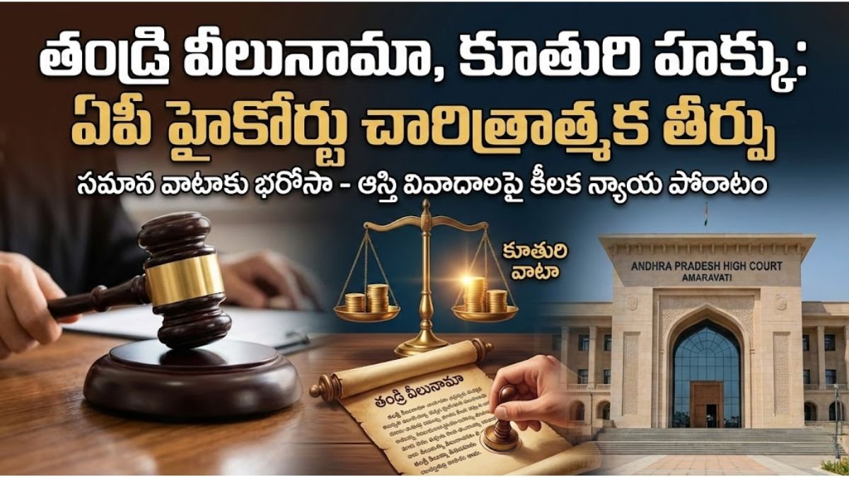 High Court Judgement on Fathers will Daughter Property Rights