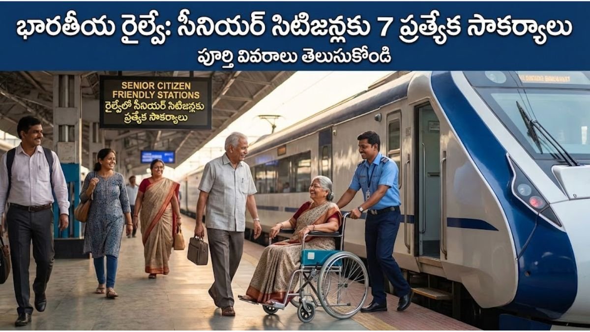 Indian Railways senior citizen facilities details telugu