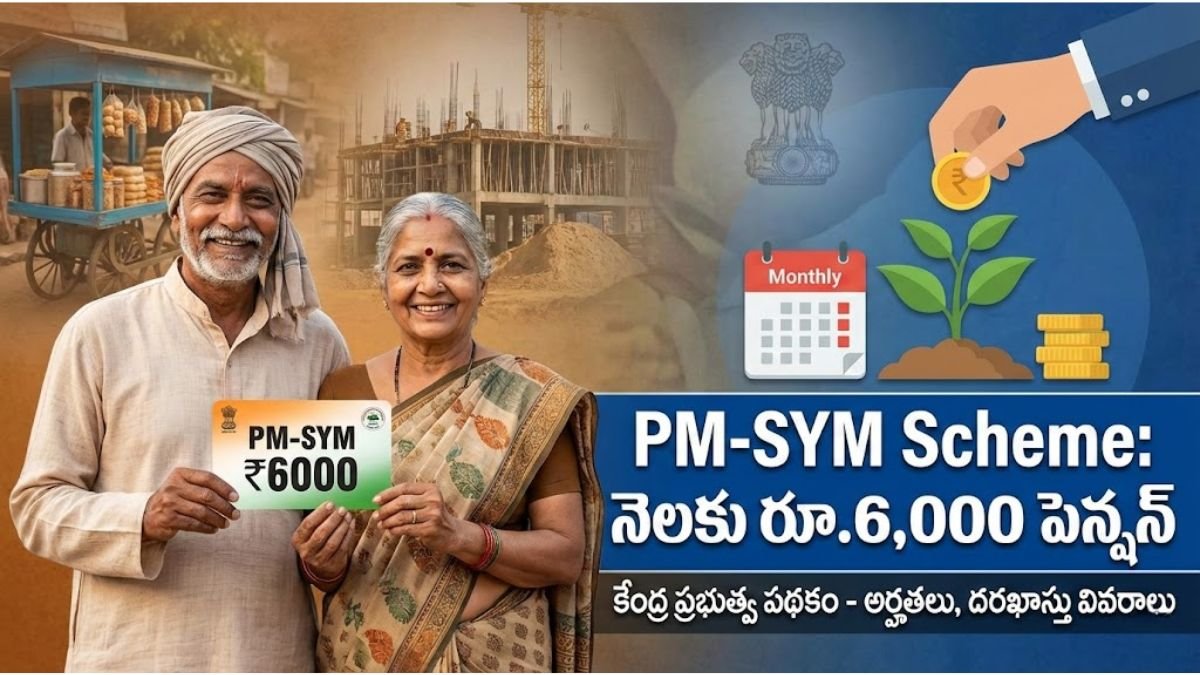 PM SYM Scheme Pension Details Telugu